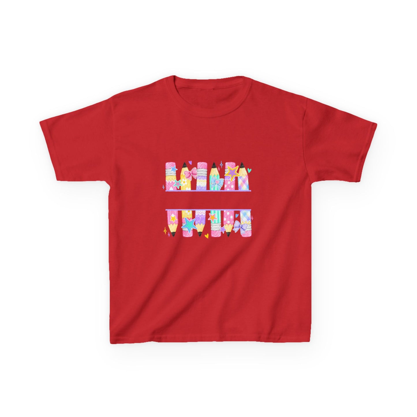 Colorful Pencil Magic Kids School T-Shirt – Cute Back to School Design