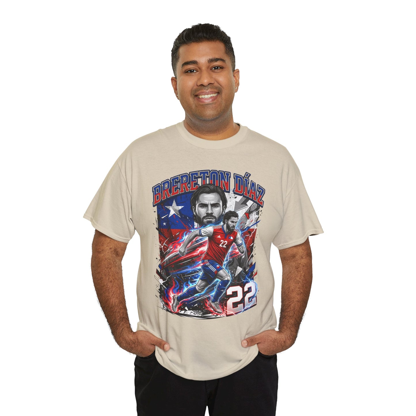Brereton Díaz #22 – Chilean Warrior T-Shirt