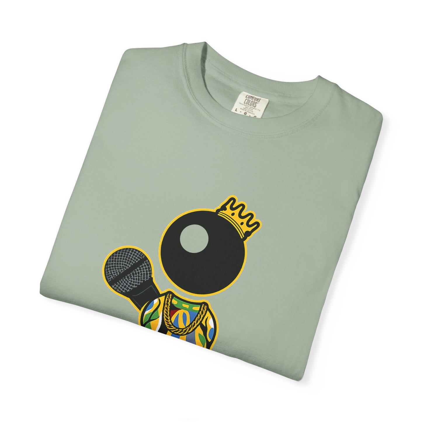 BiG Hip-Hop Icon Cartoon T-Shirt | Retro 90s Rap Inspired Streetwear Design