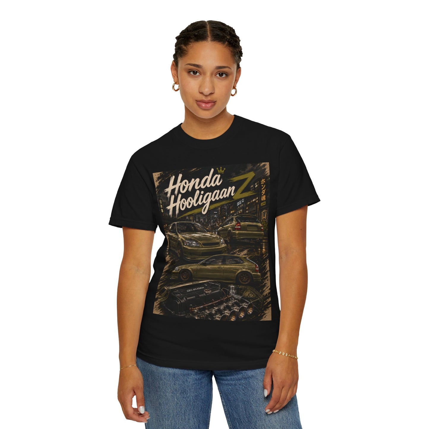 Honda HooliganZ Tee — Vintage Night Street Racing Graphic T-Shirt