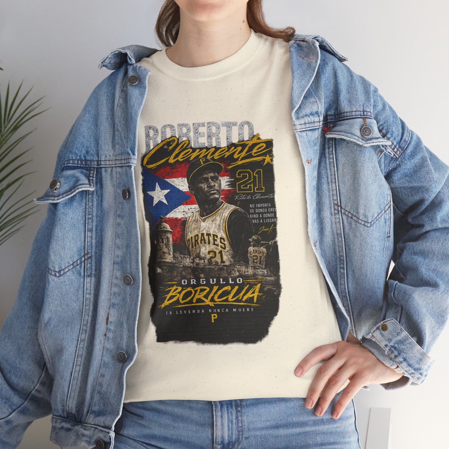 Roberto Clemente Puerto Rico Tribute T-Shirt