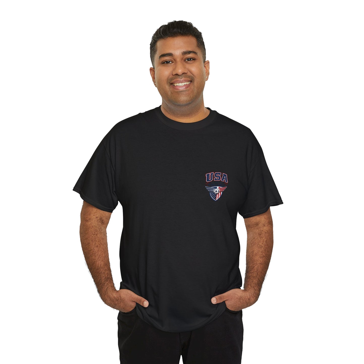 USA 2026 FIFA World Cup Fan Edition – Front Crest & Championship Back Graphic T‑Shirt