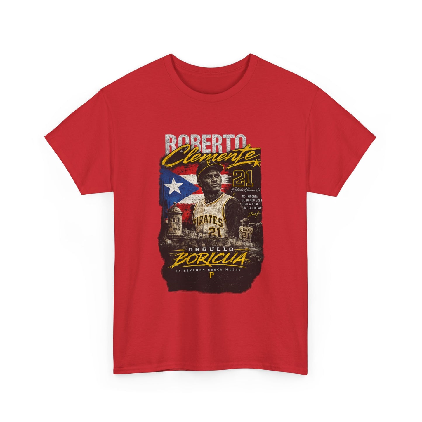 Roberto Clemente Puerto Rico Tribute T-Shirt