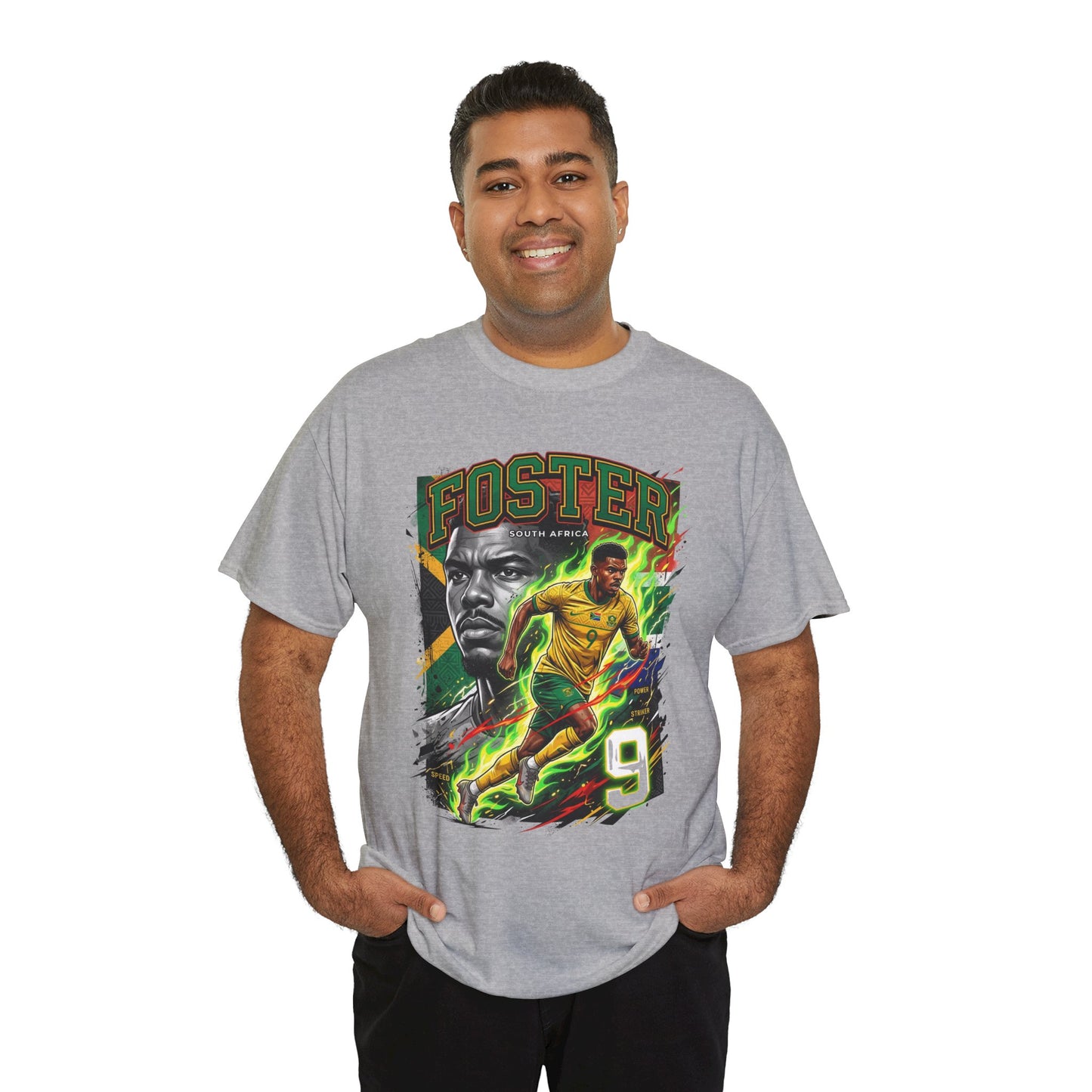 Foster #9 – South Africa Power Striker T-Shirt