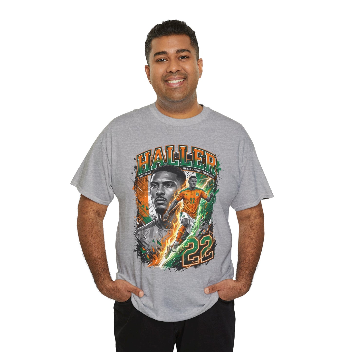 Haller #22 – Ivory Coast Power Striker T-Shirt