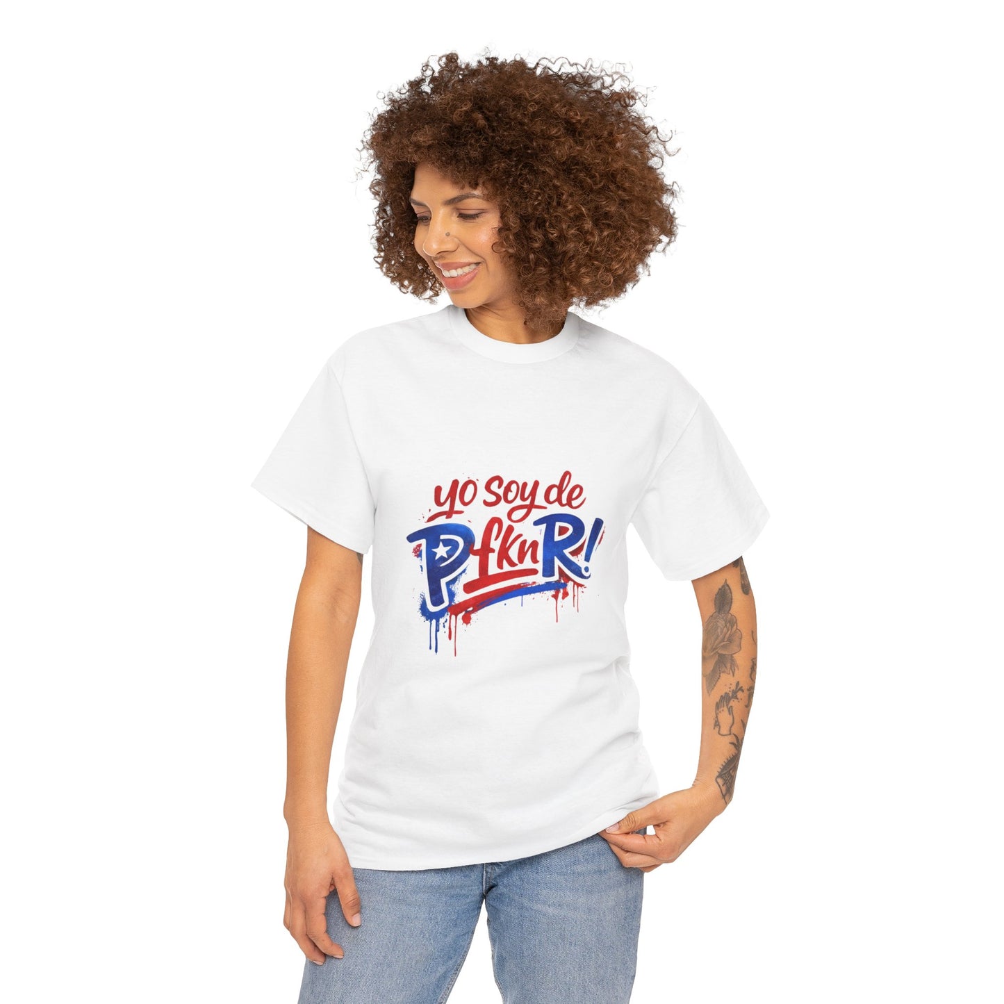 Yo Soy de P fkn R! Puerto Rico Graffiti Tee