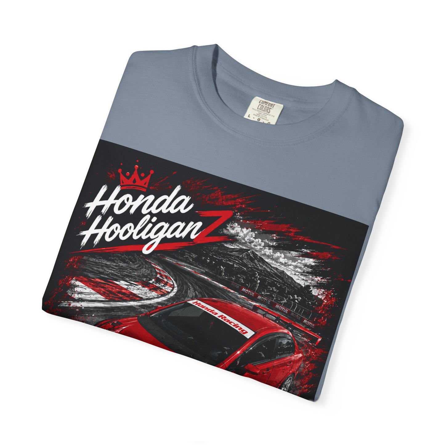 Honda HooliganZ T-Shirt — Red Sports Car Racing Graphic Tee