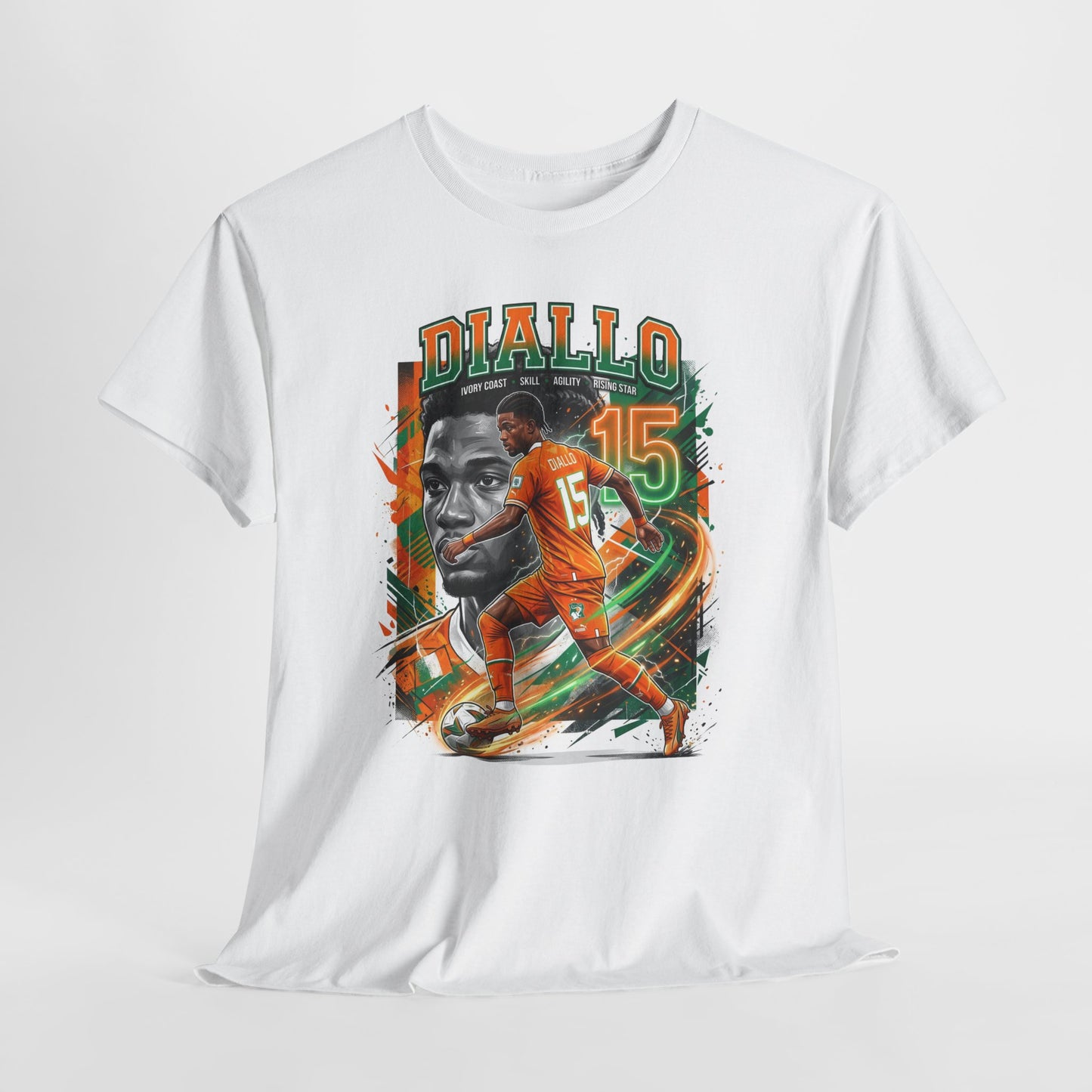 Diallo #15 – Rising Star of Ivory Coast T-Shirt