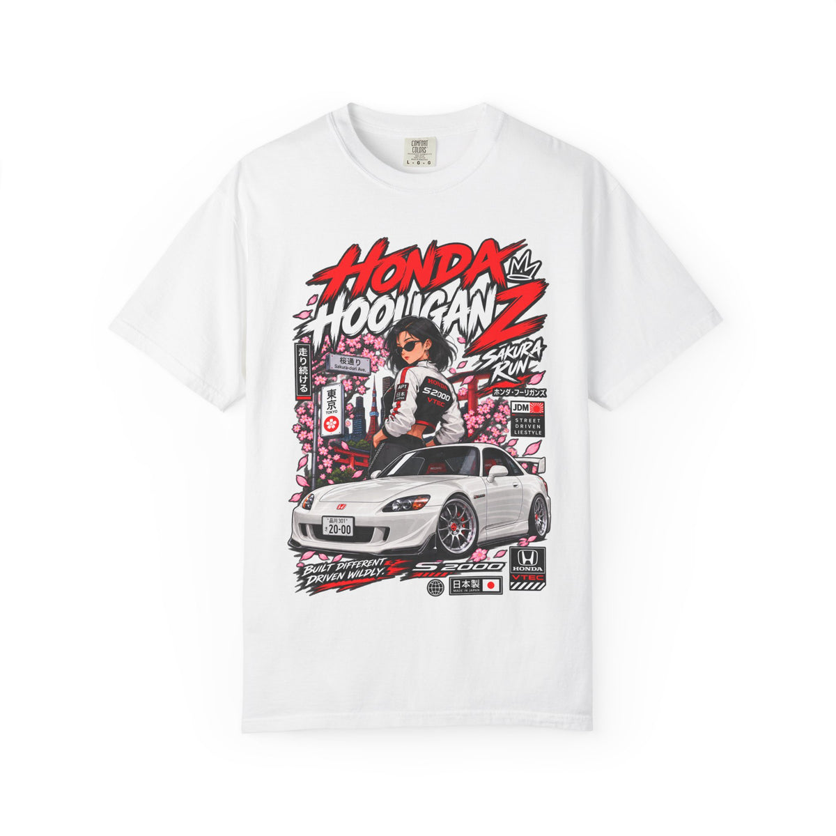 Honda HooniganZ Racing Tee — JDM Sports Car Graphic T-Shirt