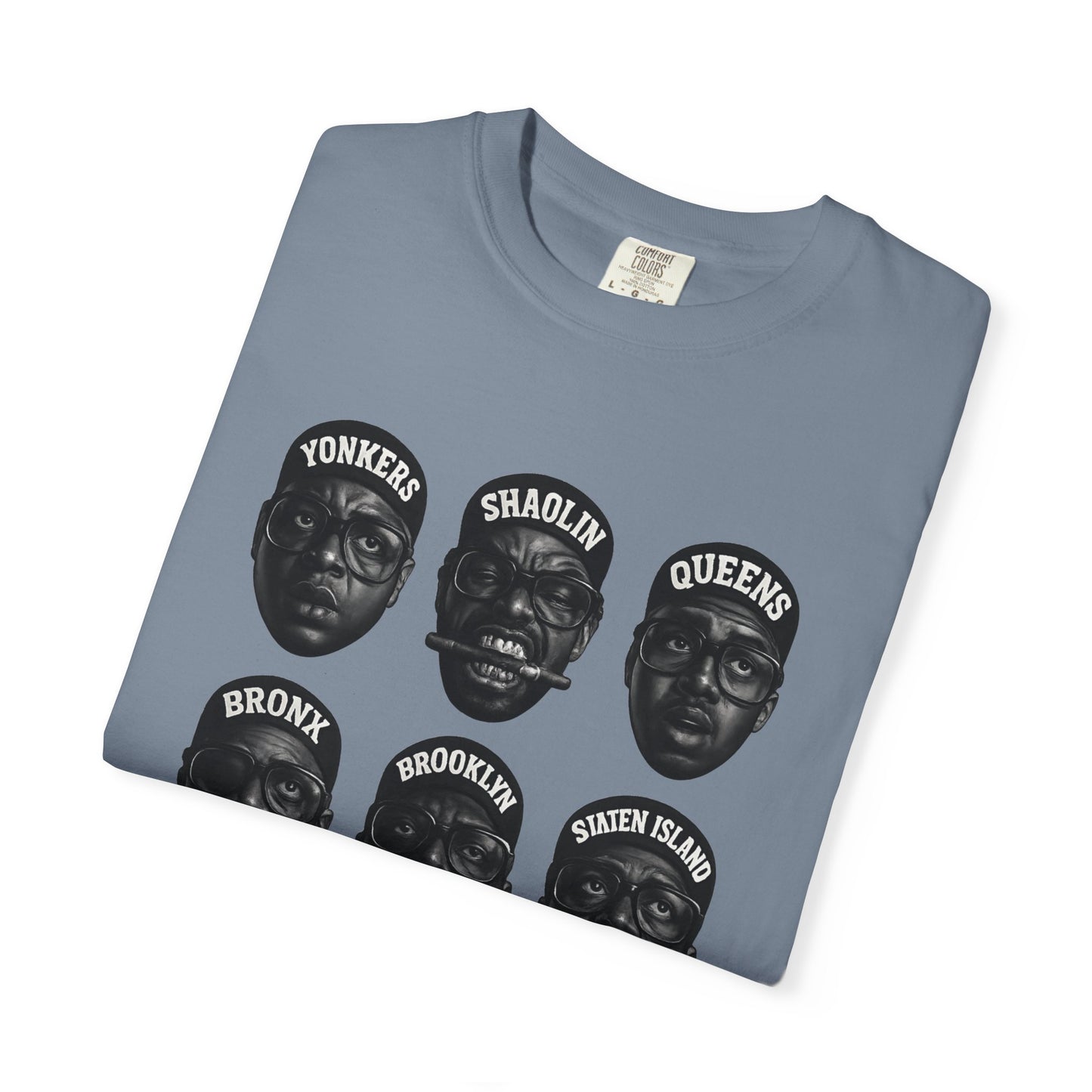 Hip-Hop Legends – Nine Icons of New York Rap | Black & White Tribute Tee