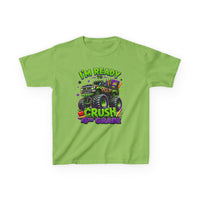 I’m Ready to Crush 4th Grade Monster Truck Kids T-Shirt – Back to School Tee