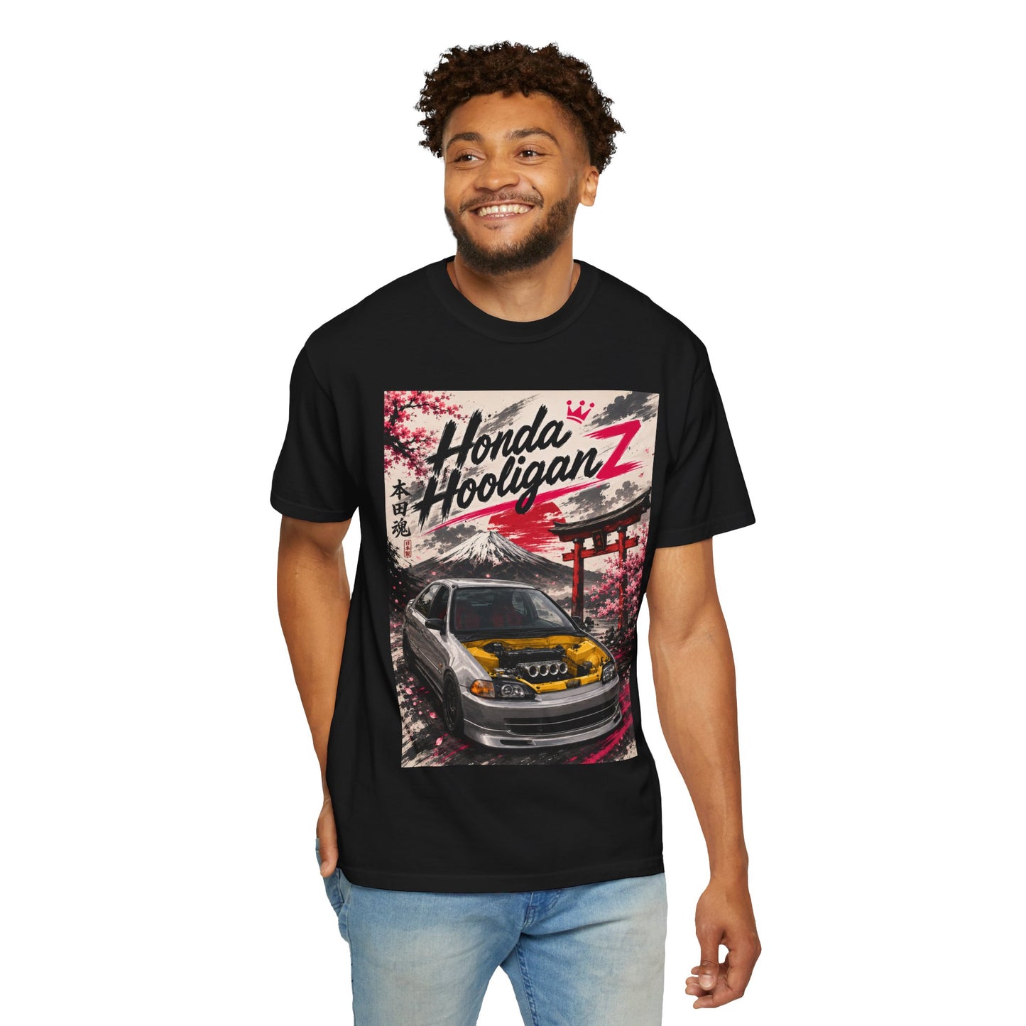 Honda HooliganZ T‑Shirt — JDM Retro Car Graphic Tee