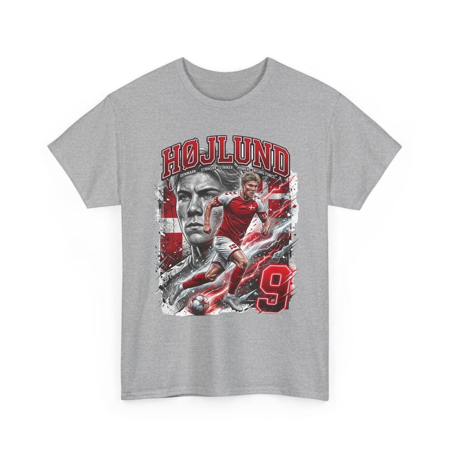 Højlund #9 – Danish Rising Force T-Shirt