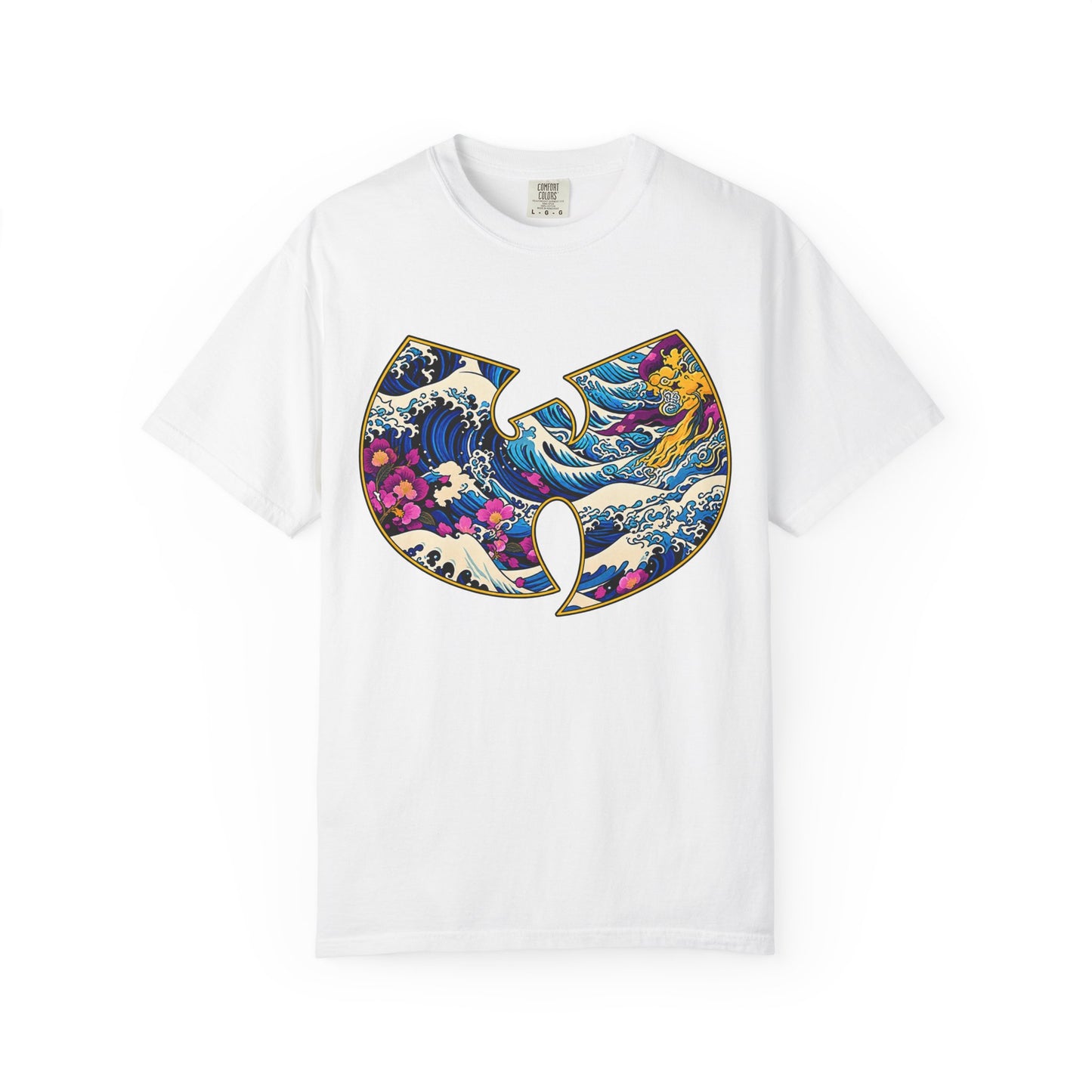Wu-Tang Ocean Wave T-Shirt — Japanese Wave Logo Graphic Tee