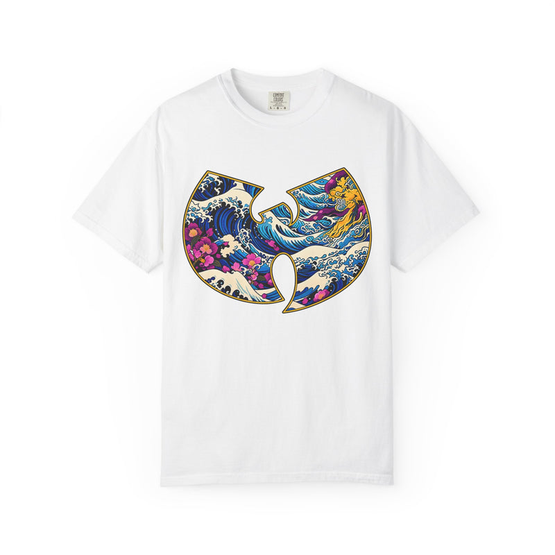 Wu-Tang Ocean Wave T-Shirt — Japanese Wave Logo Graphic Tee