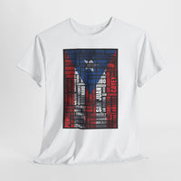 Puerto Rico Flag Word Cloud T-Shirt — Puerto Rican Pride Tee with Names Design