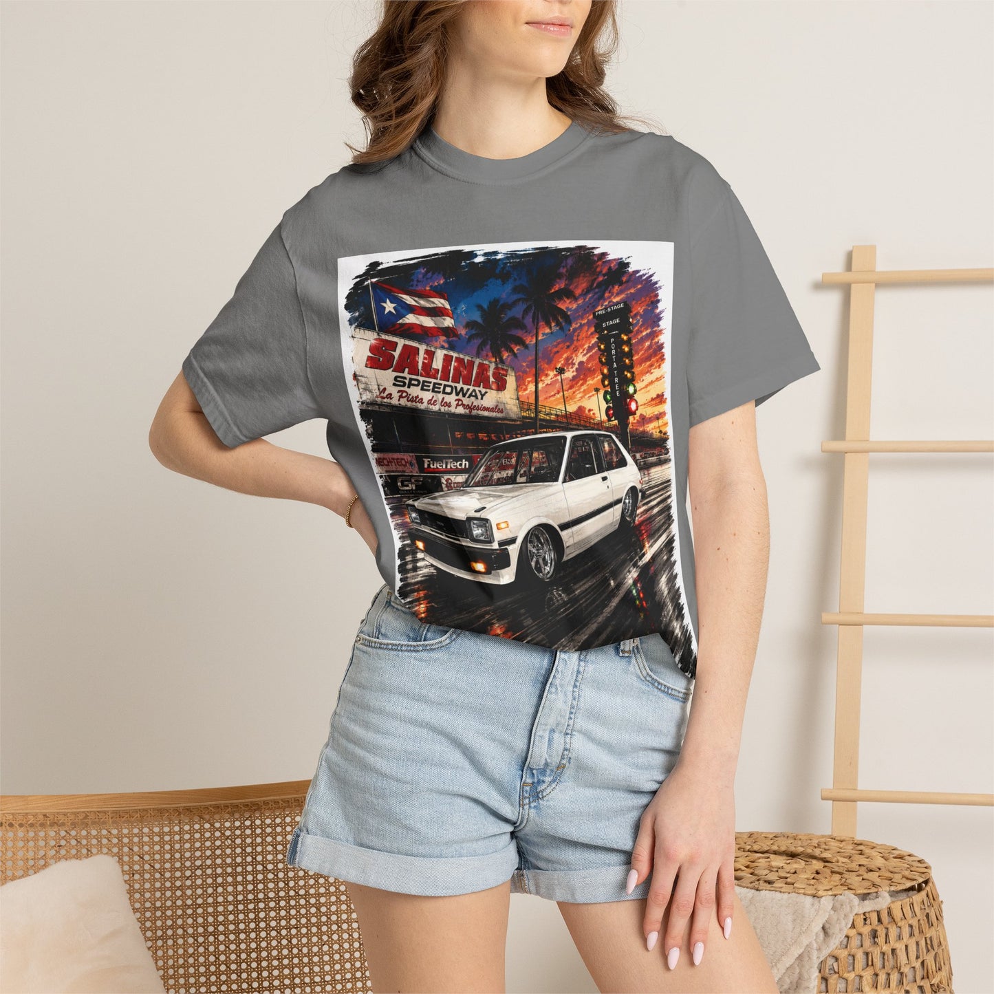 Vintage Starlet Drag T-Shirt — Puerto Rico Sunset Drag Graphic