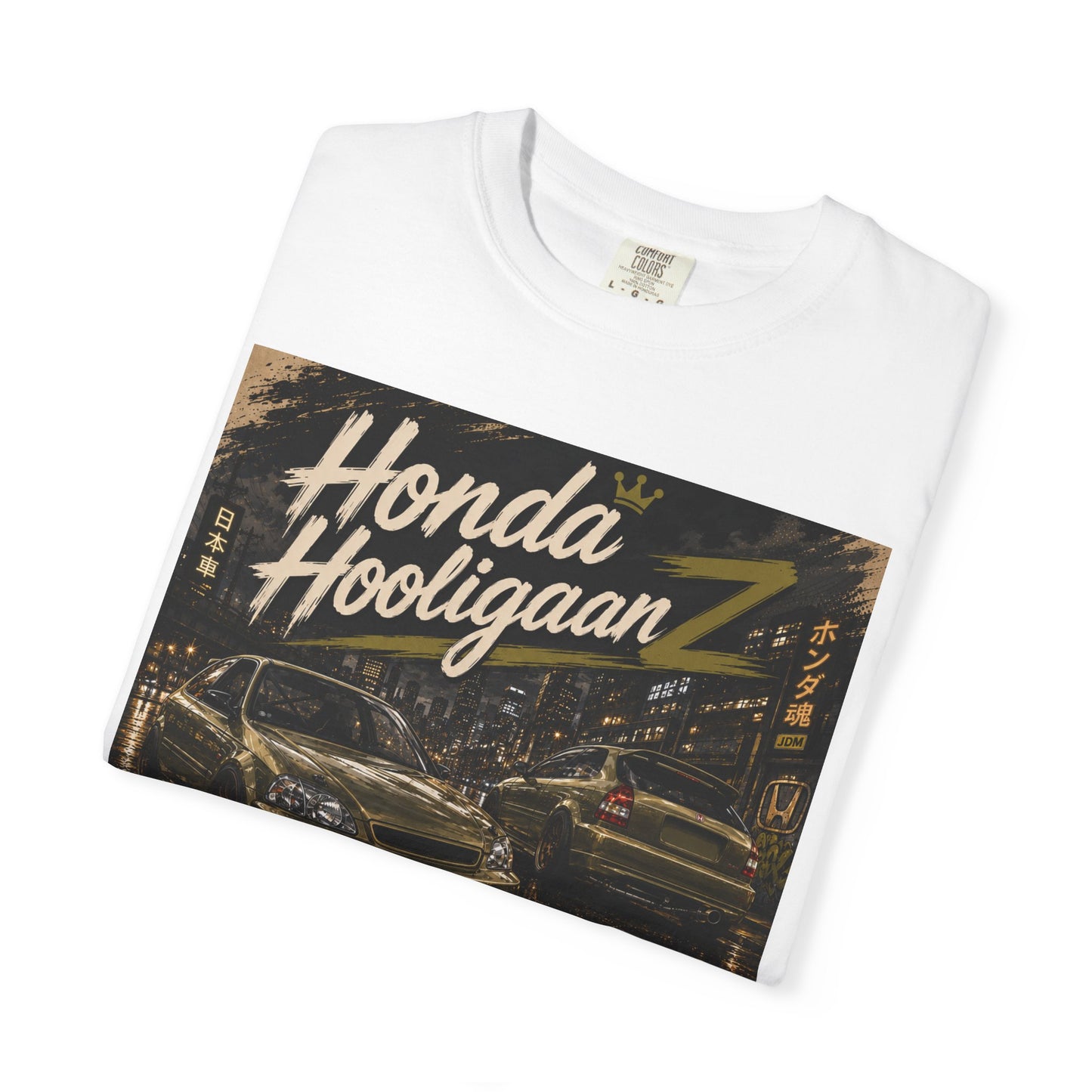 Honda HooliganZ Tee — Vintage Night Street Racing Graphic T-Shirt