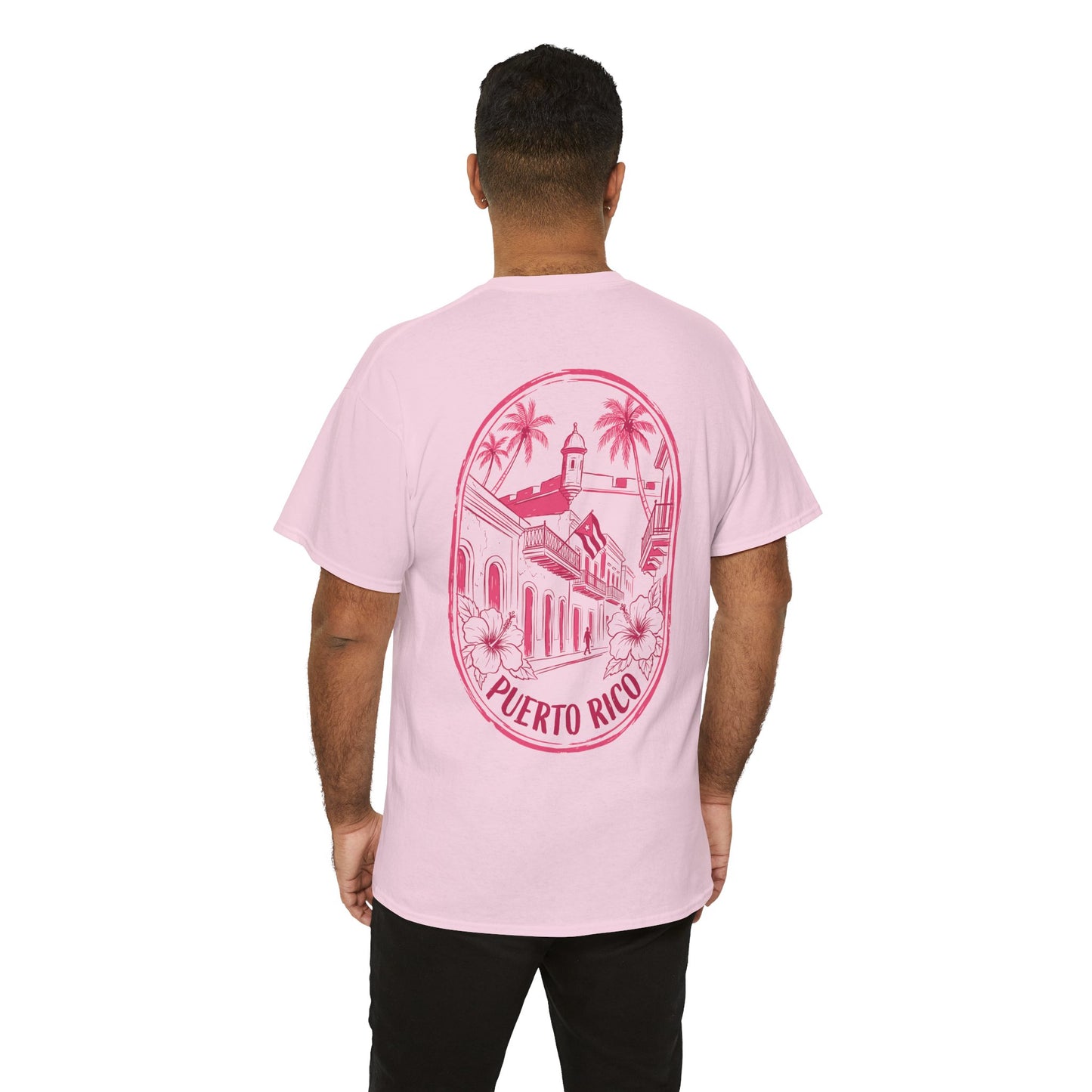 Puerto Rico Hibiscus T-Shirt — Vintage San Juan Beach Tee