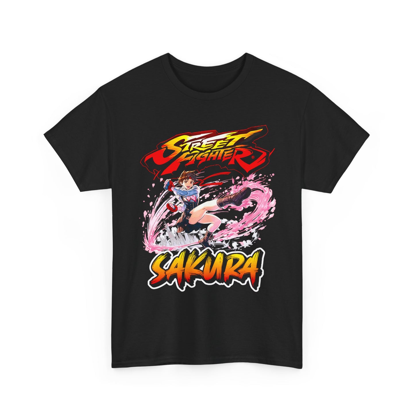 Sakura Street Fighter Kick T-shirt
