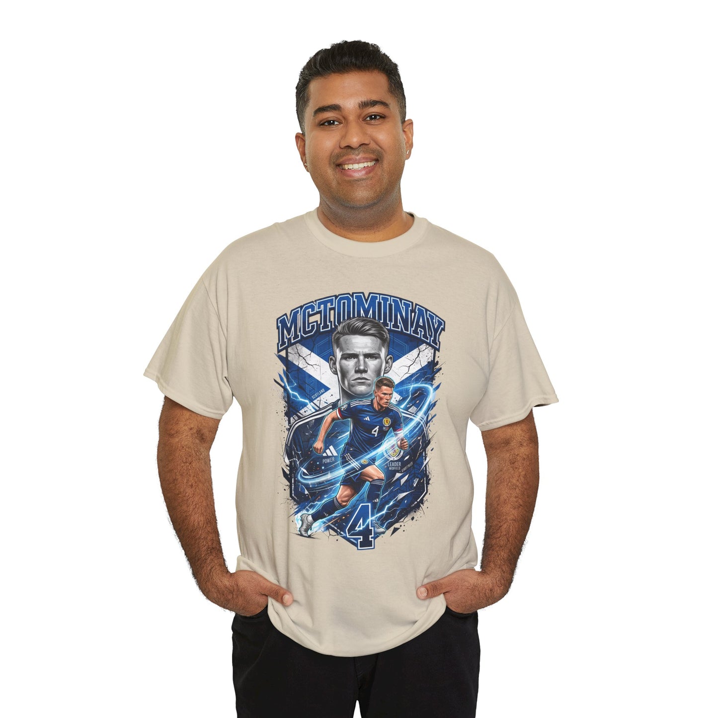 McTominay #4 – Scotland Midfield Warrior T-Shirt