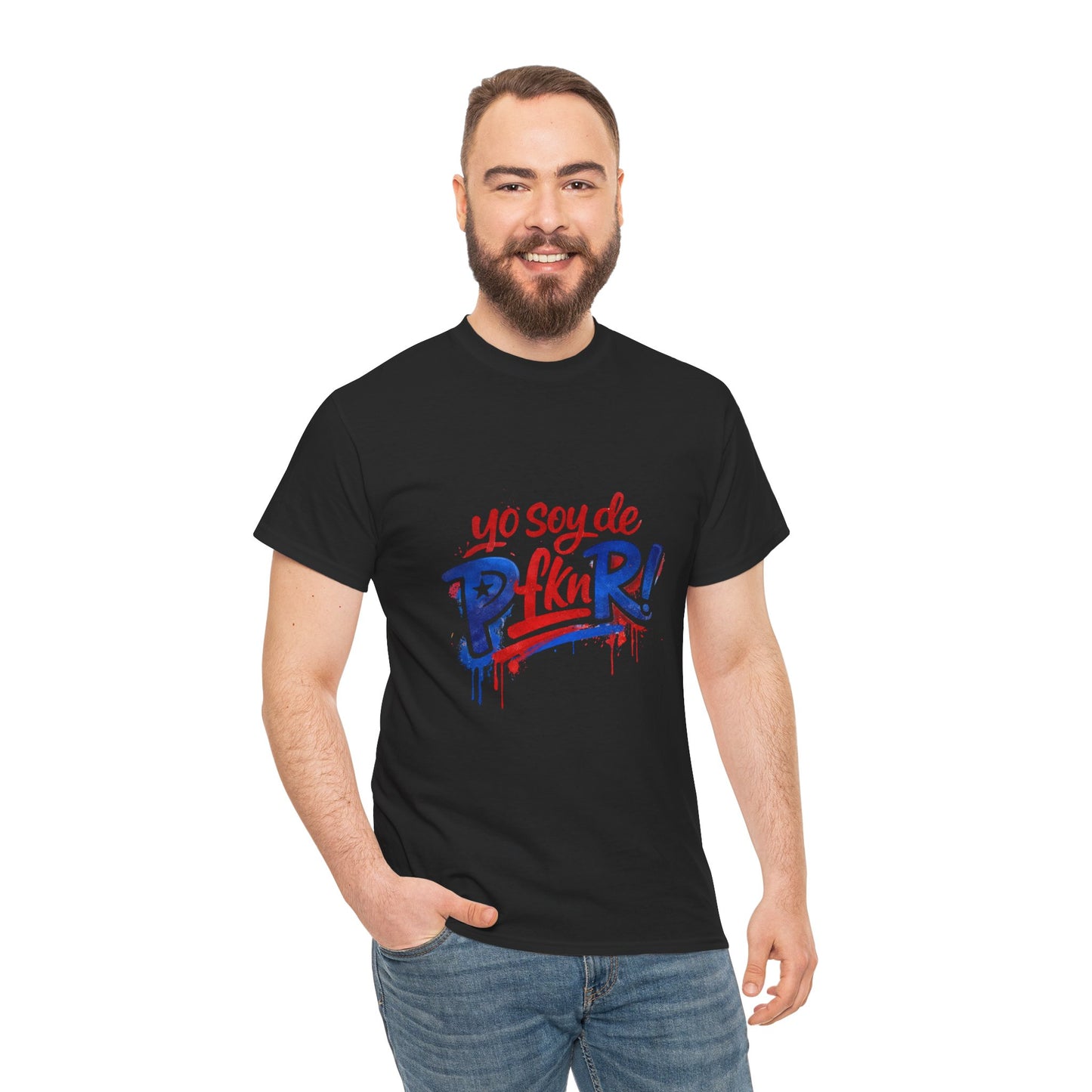 Yo Soy de P fkn R! Puerto Rico Graffiti Tee