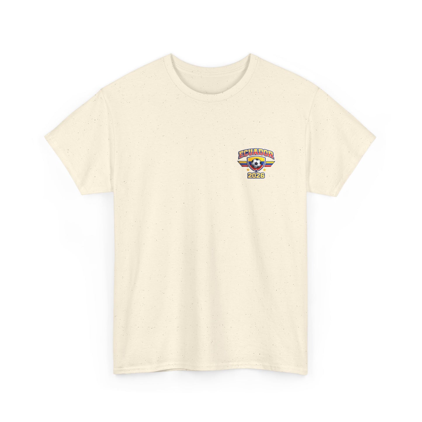 Ecuador 2026 FIFA World Cup Fan Edition – Front Crest & Championship Back Graphic T-Shirt