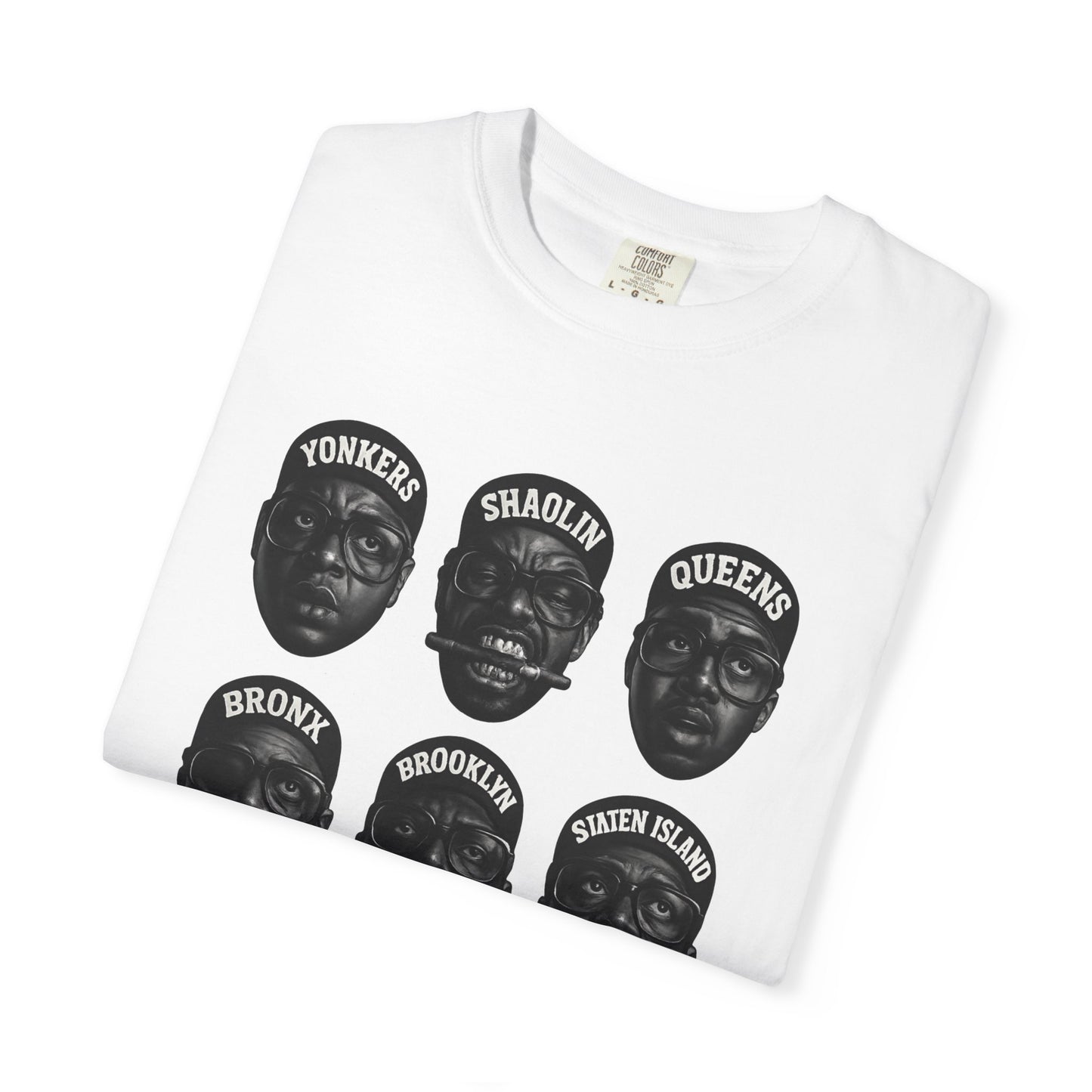 Hip-Hop Legends – Nine Icons of New York Rap | Black & White Tribute Tee