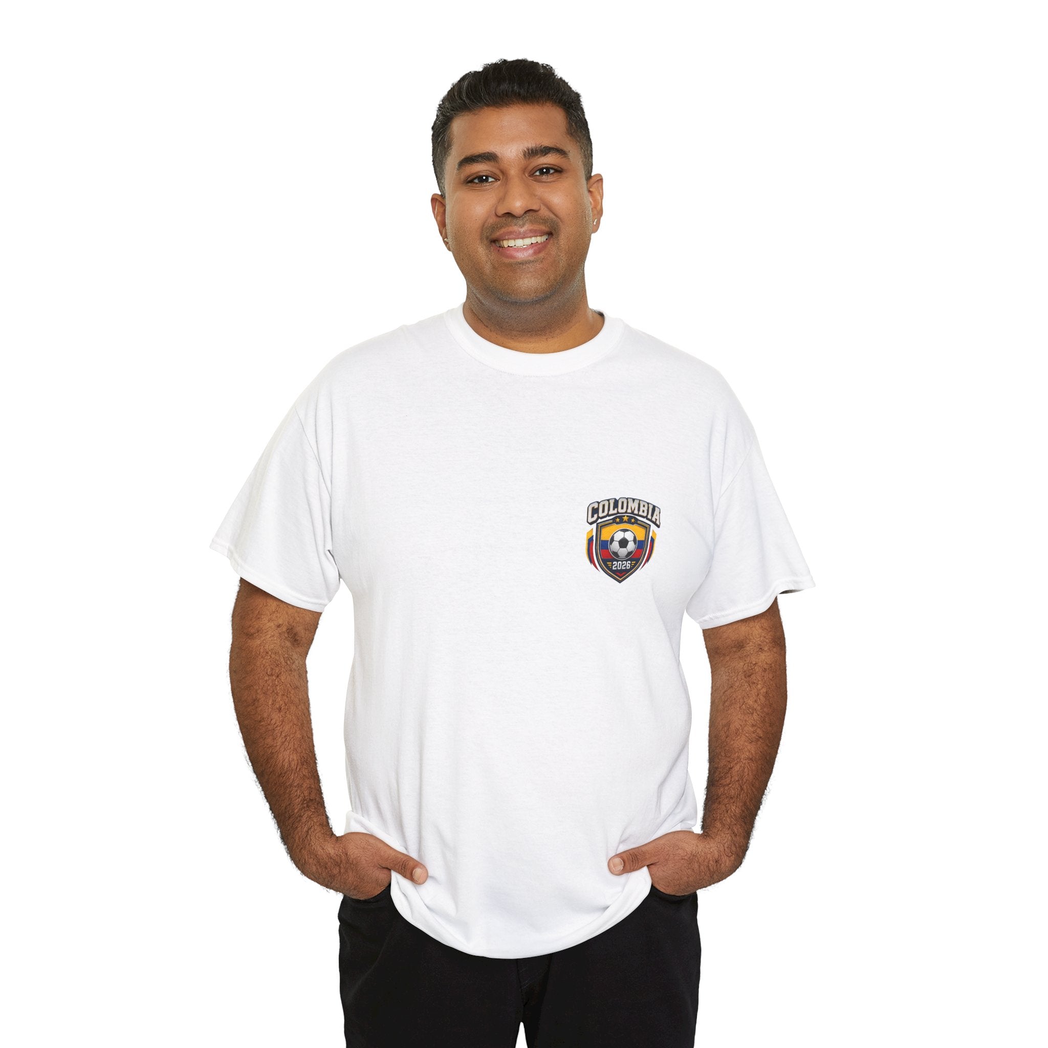 Colombia 2026 FIFA World Cup Fan Edition – Front & Back Premium Soccer T-Shirt