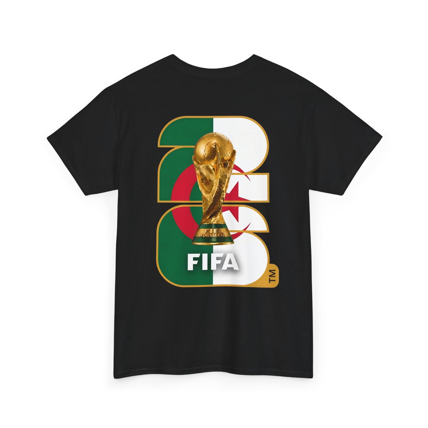 Algeria 2026 FIFA World Cup Fan Edition – Front Crest & Championship Back Graphic T-Shirt