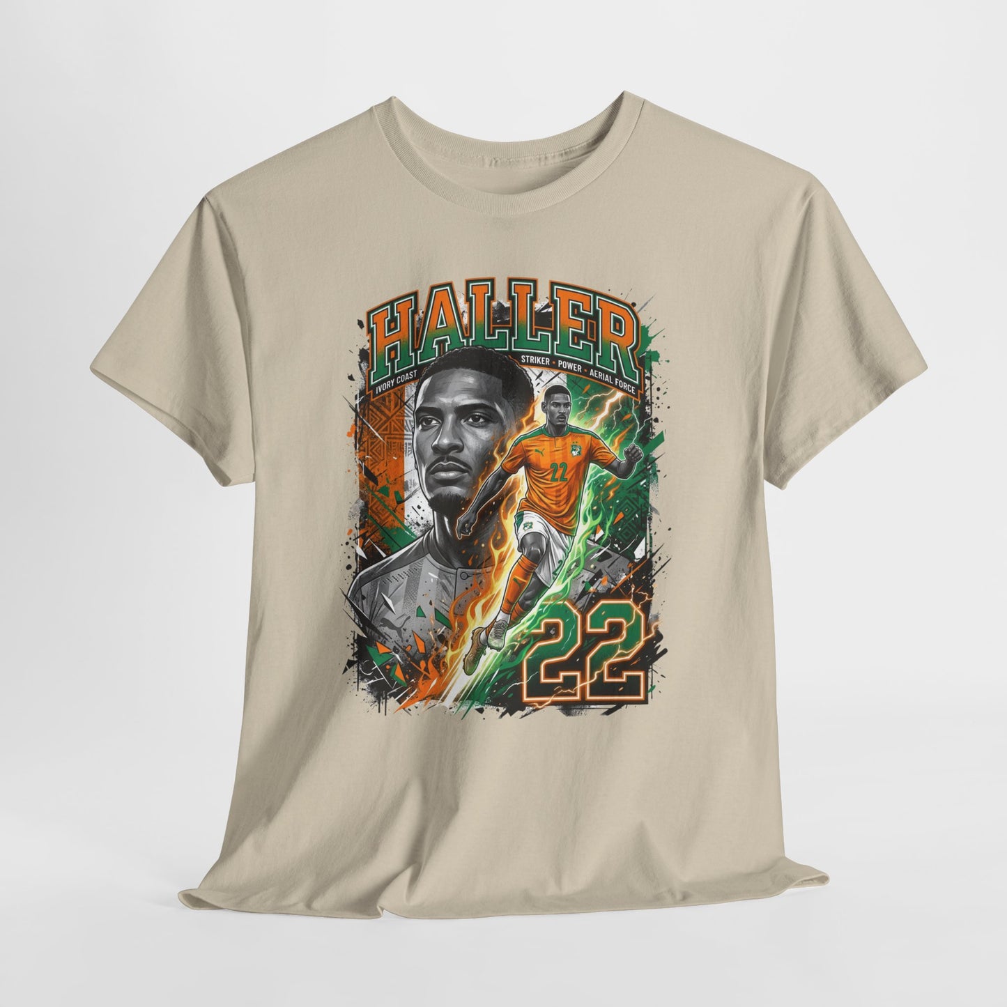 Haller #22 – Ivory Coast Power Striker T-Shirt