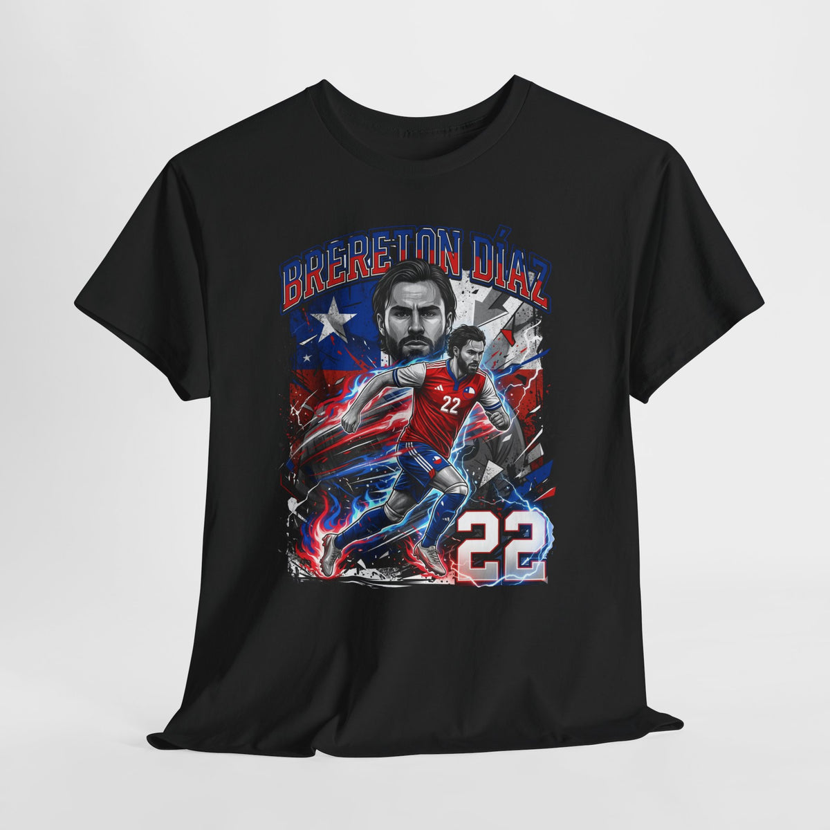 Brereton Díaz #22 – Chilean Warrior T-Shirt