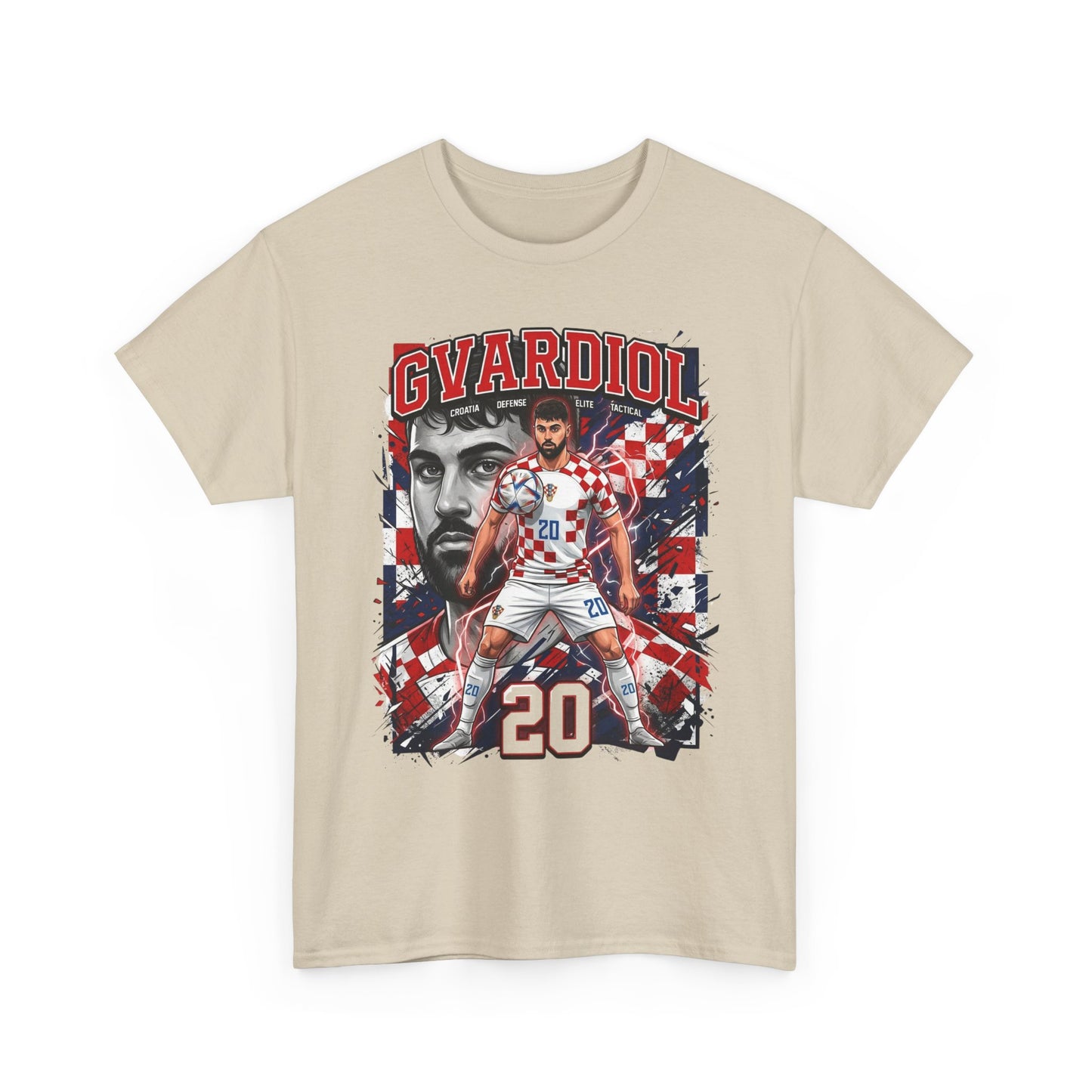 Gvardiol #20 – Croatian Wall T-Shirt