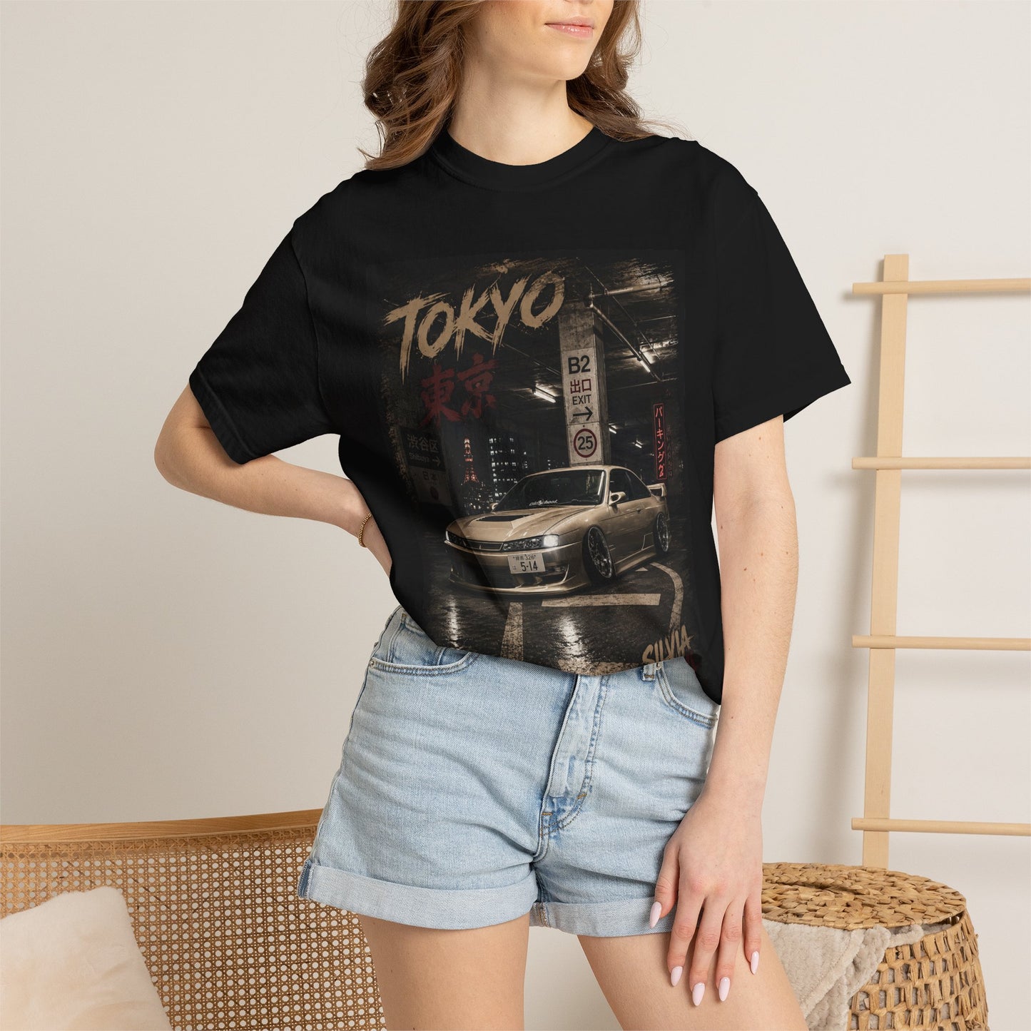 Tokyo Silvia T-Shirt — Night Street JDM Car Graphic Tee