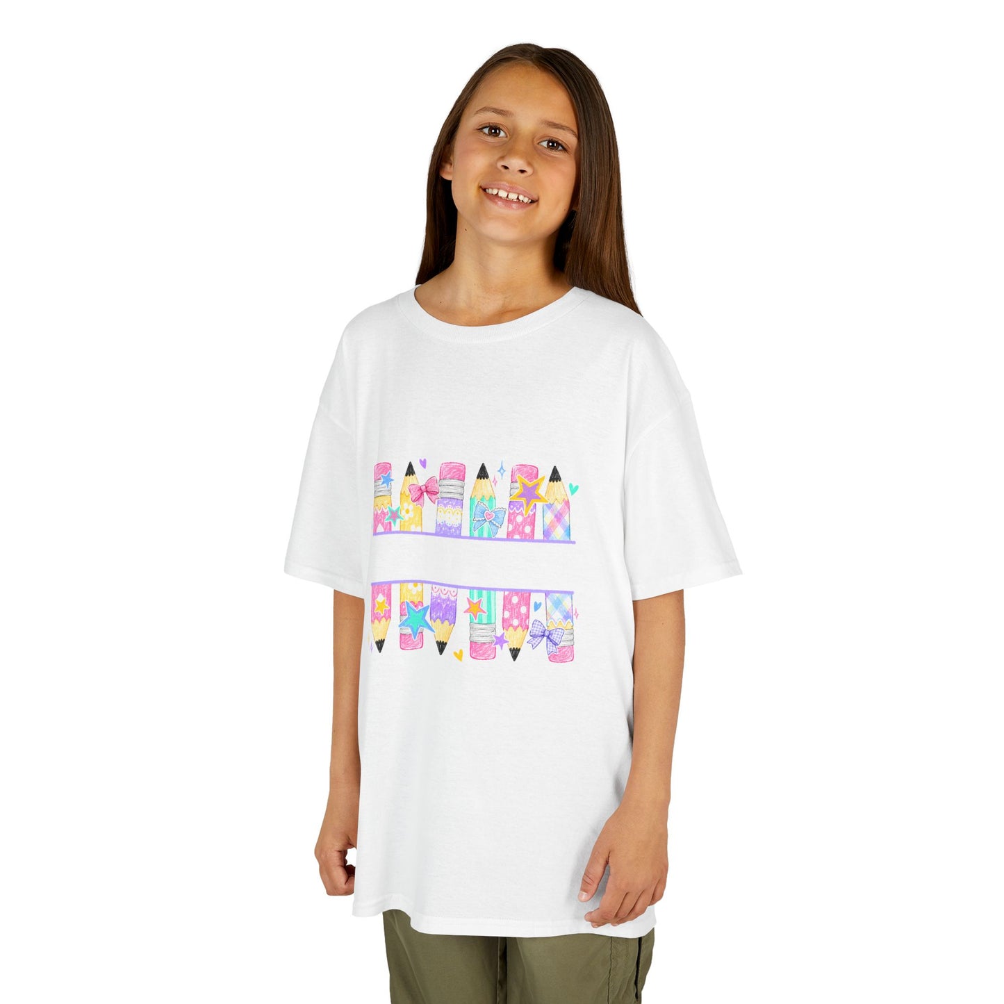 Colorful Pencil Magic Kids School T-Shirt – Cute Back to School Design