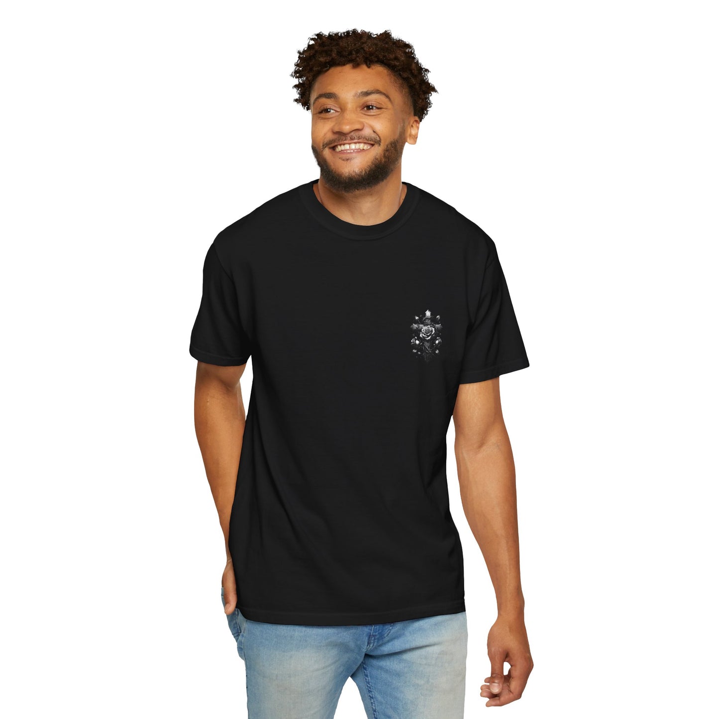Devotional Graphic T-Shirt — "The Devil Saw Me...Until I Said AMEN" Christian Faith Tee