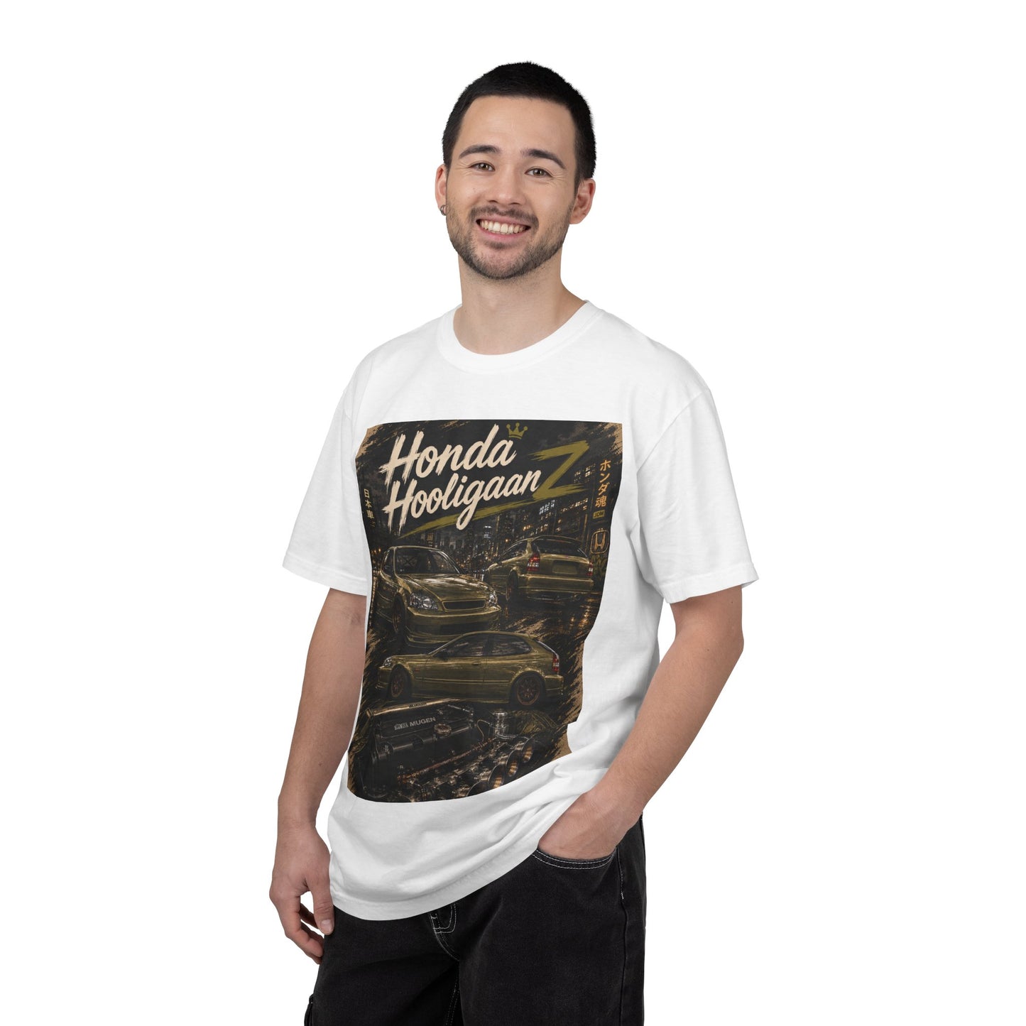 Honda HooliganZ Tee — Vintage Night Street Racing Graphic T-Shirt