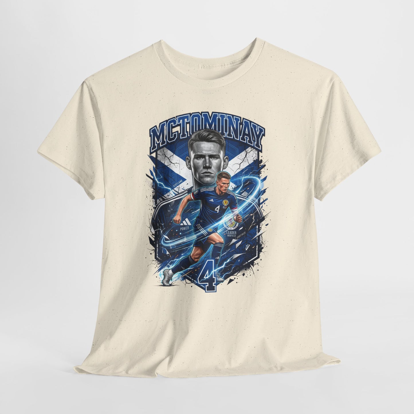 McTominay #4 – Scotland Midfield Warrior T-Shirt