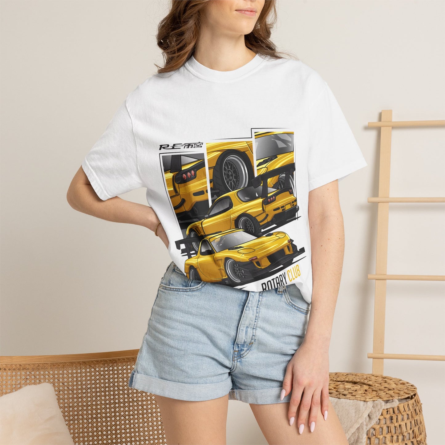 Rotary Club Sports Car IllustrationT-shirt
