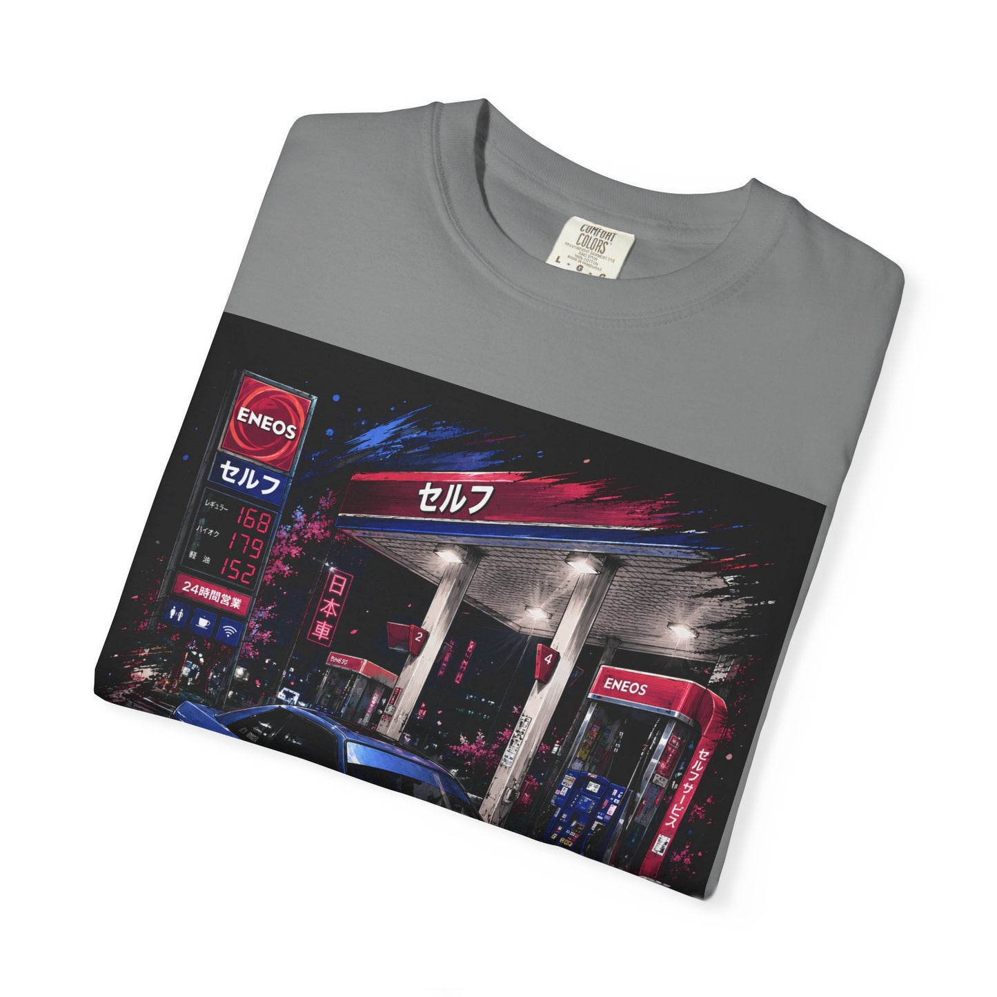 Japanese Built 240 Car T-Shirt — Retro Neon JDM Graphic