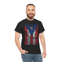 Puerto Rico Town Map Tee — "De Aquí, De Todos Lados" Typography Tribute