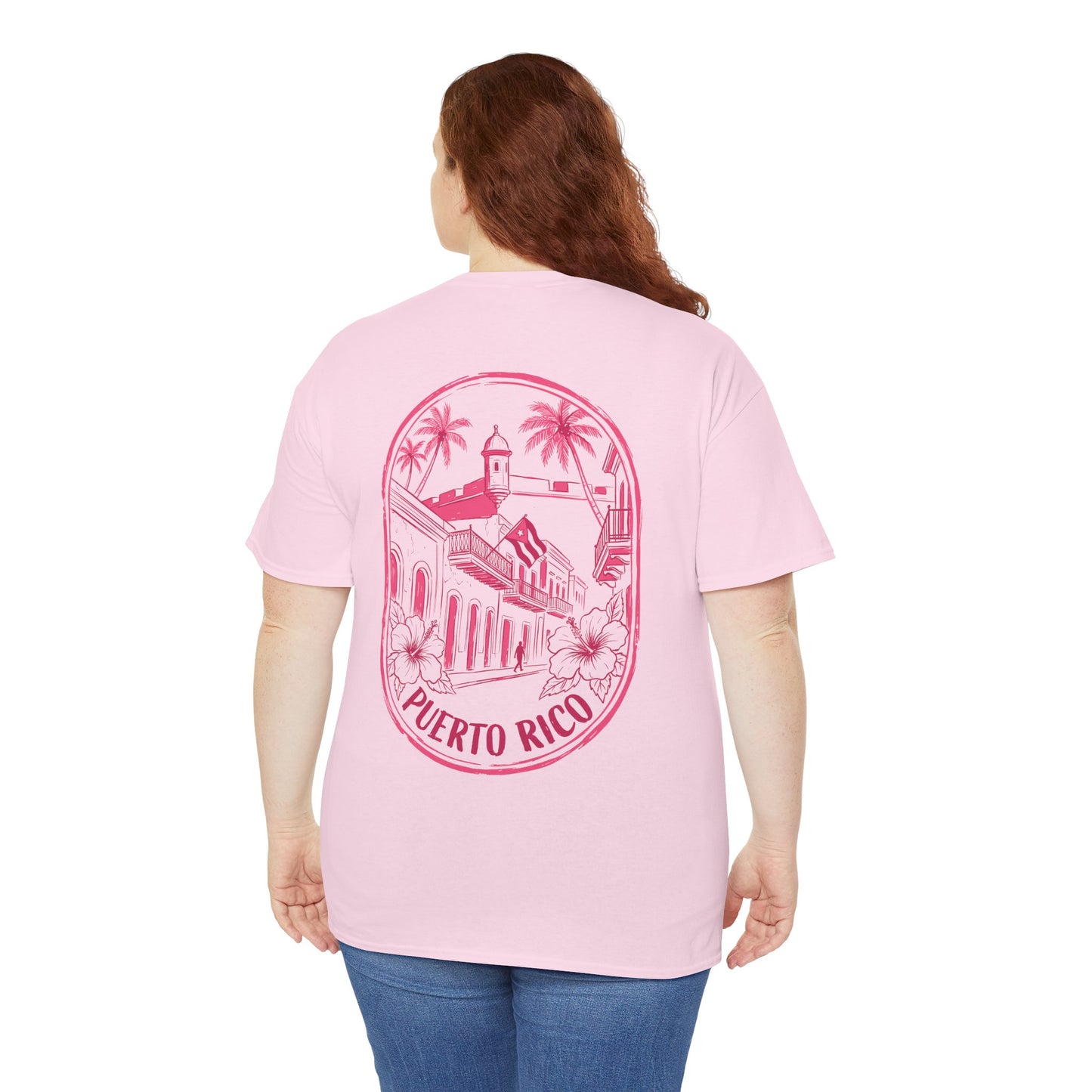 Puerto Rico Hibiscus T-Shirt — Vintage San Juan Beach Tee