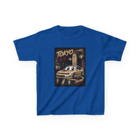 Kids Tokyo Skyline Car Tee — 'Tokyo' Silvia Racing Graphic