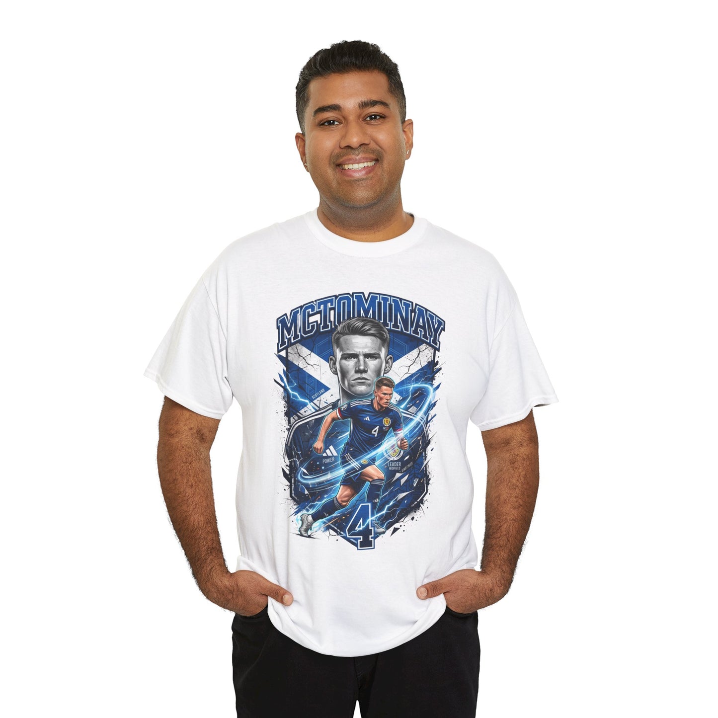 McTominay #4 – Scotland Midfield Warrior T-Shirt