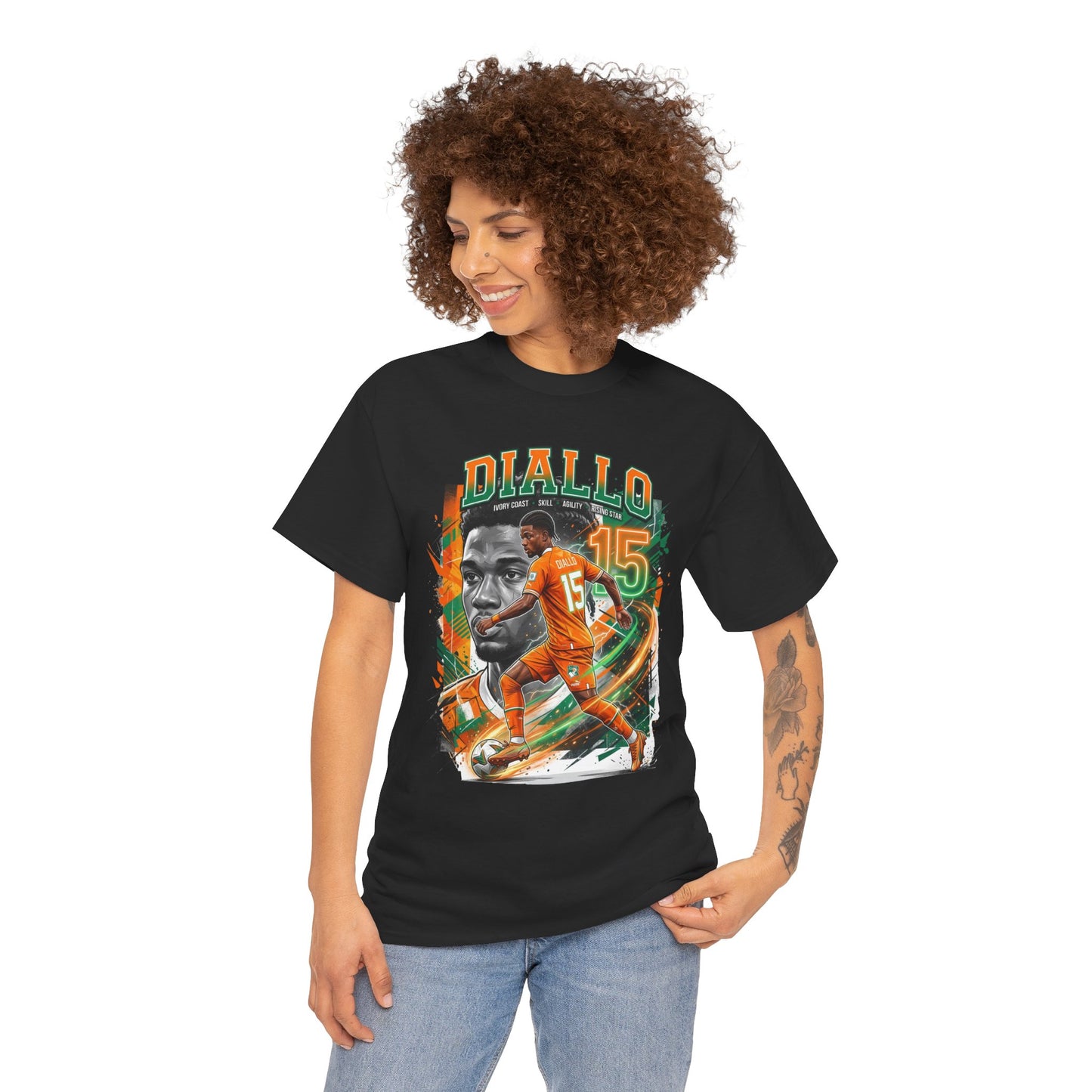 Diallo #15 – Rising Star of Ivory Coast T-Shirt