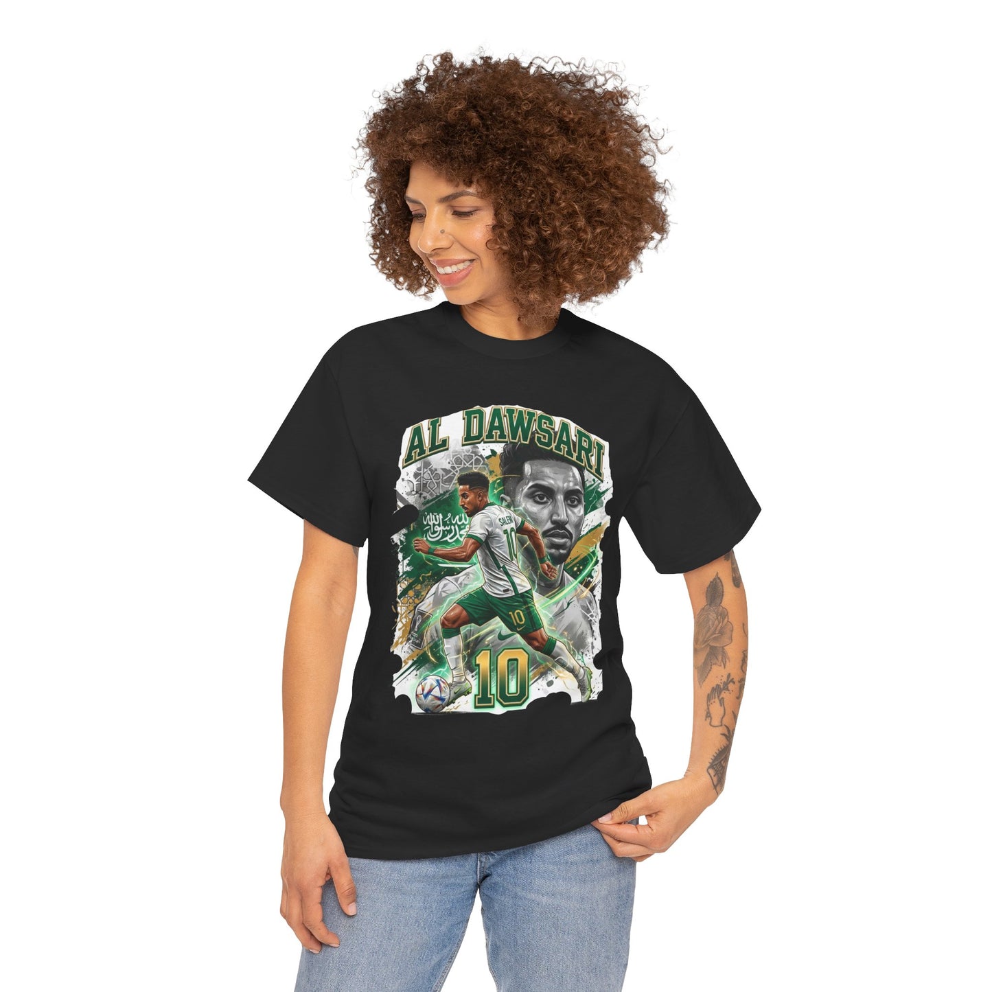 Al Dawsari #10 – Saudi Arabia Football Star T-Shirt