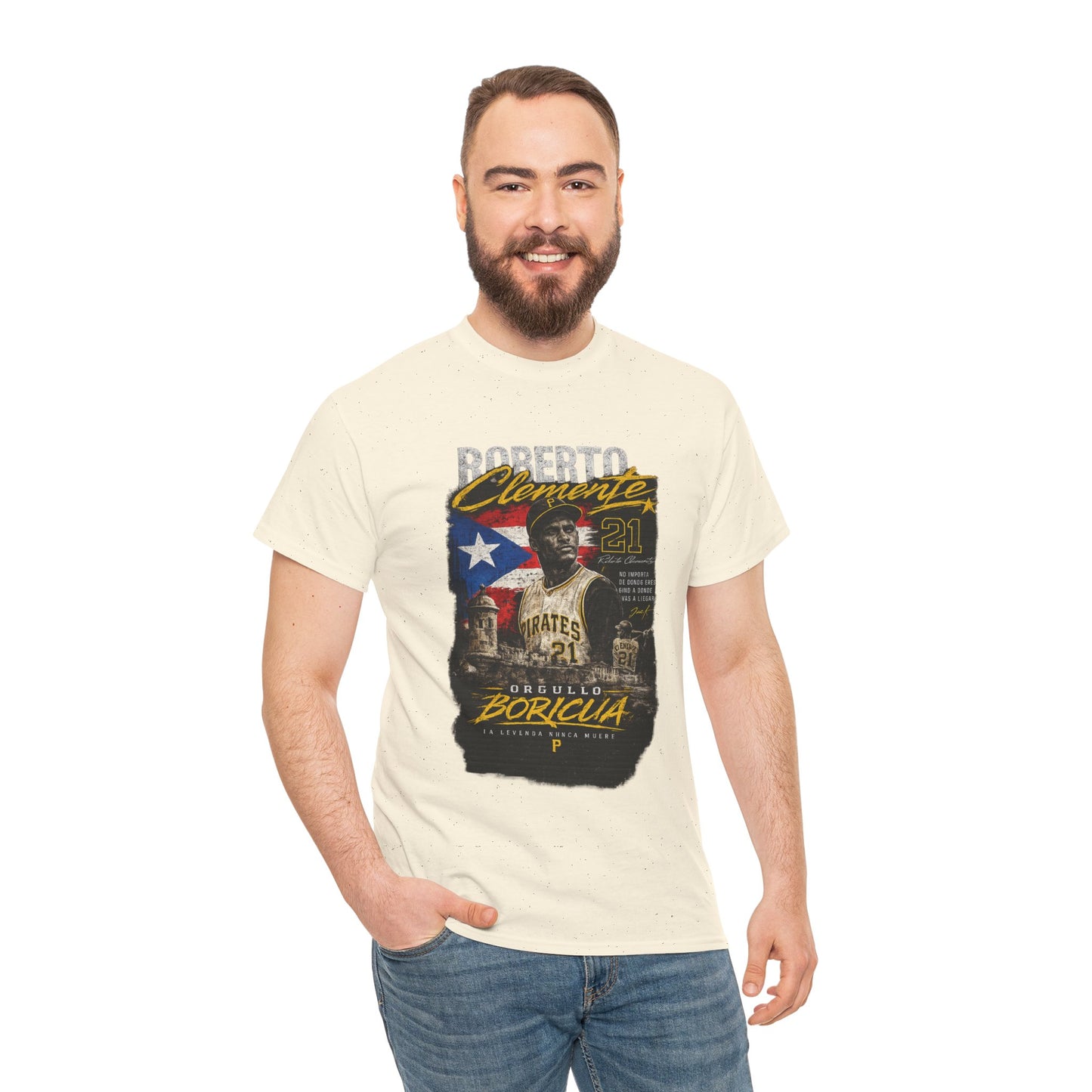 Roberto Clemente Puerto Rico Tribute T-Shirt