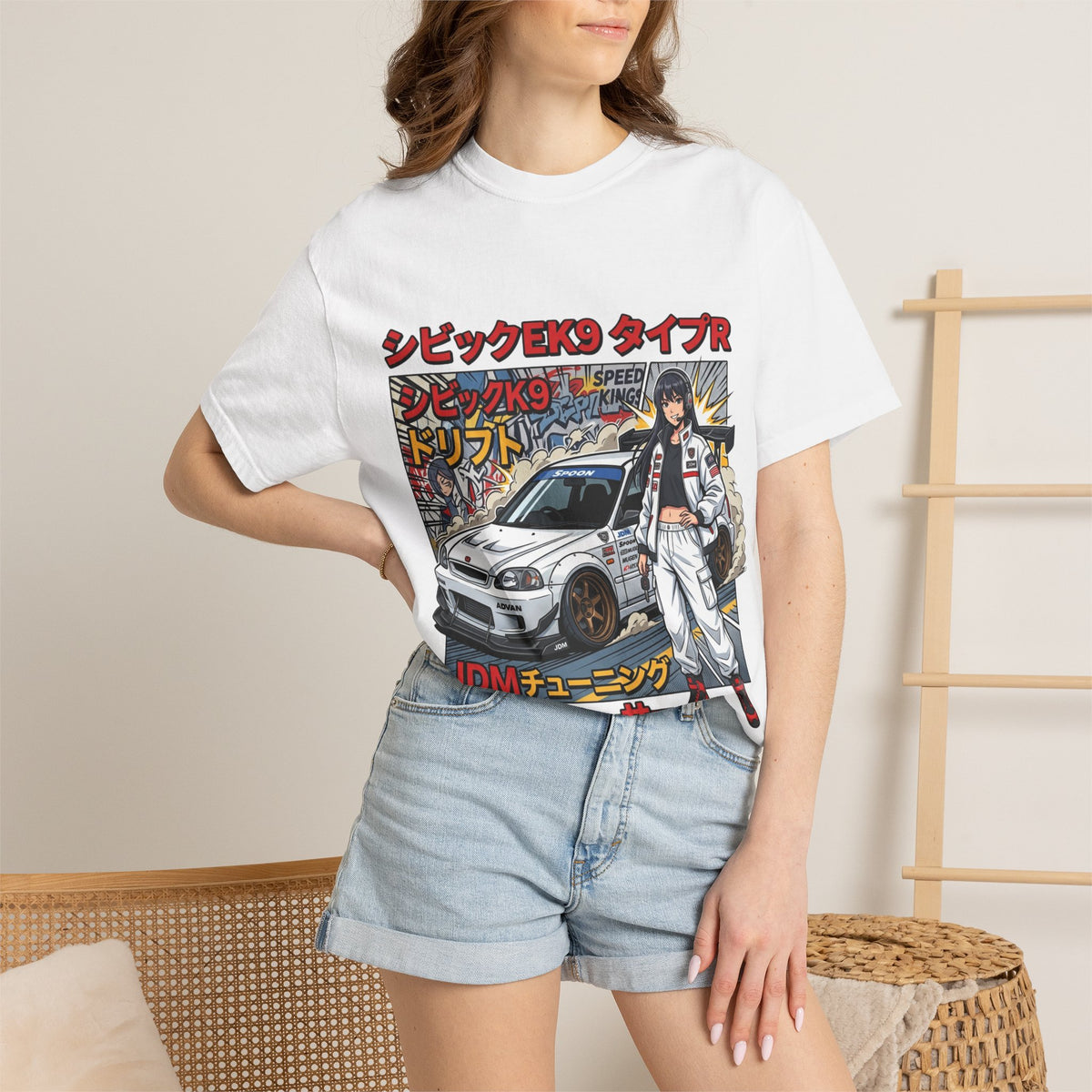 Civic EK9 JDM Kanjo Queen – Japanese Street Racing T-Shirt