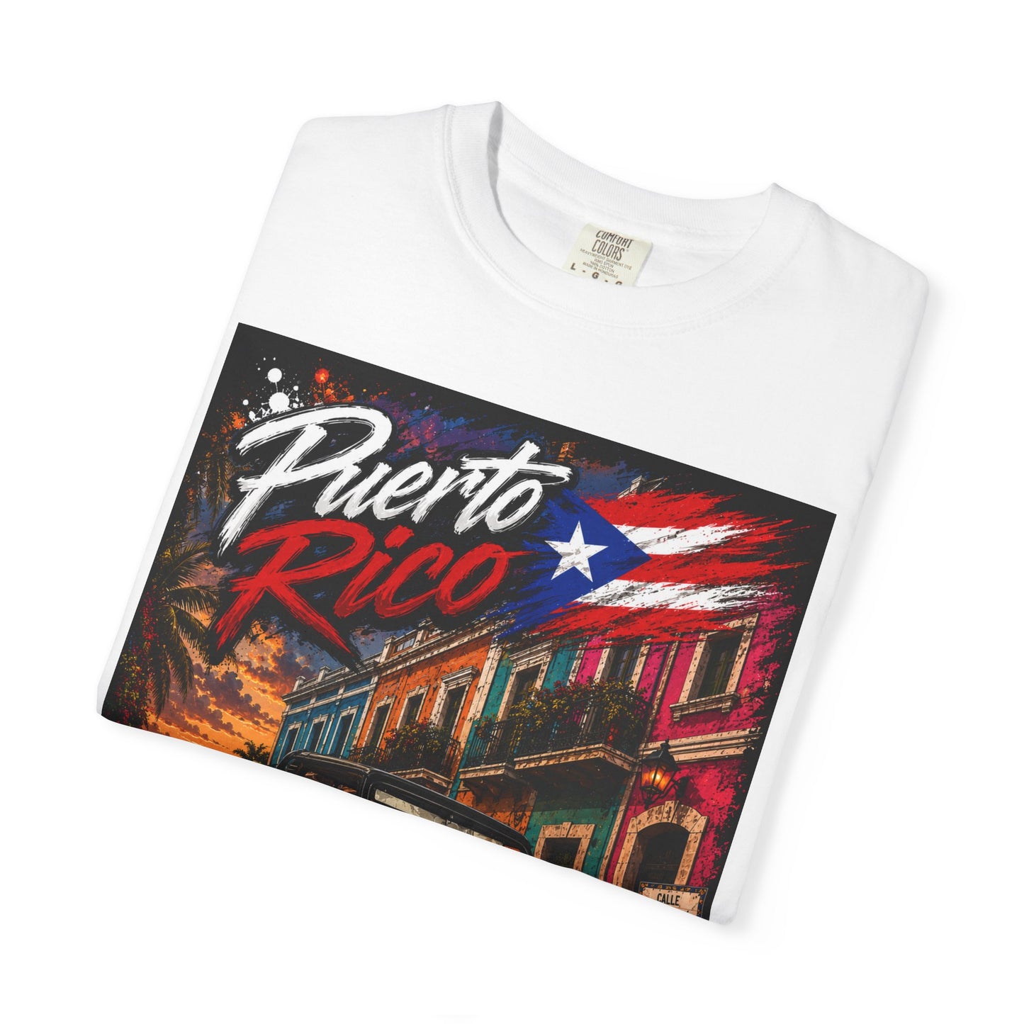 Puerto Rico Suzuki Samuri Street Scene T-Shirt