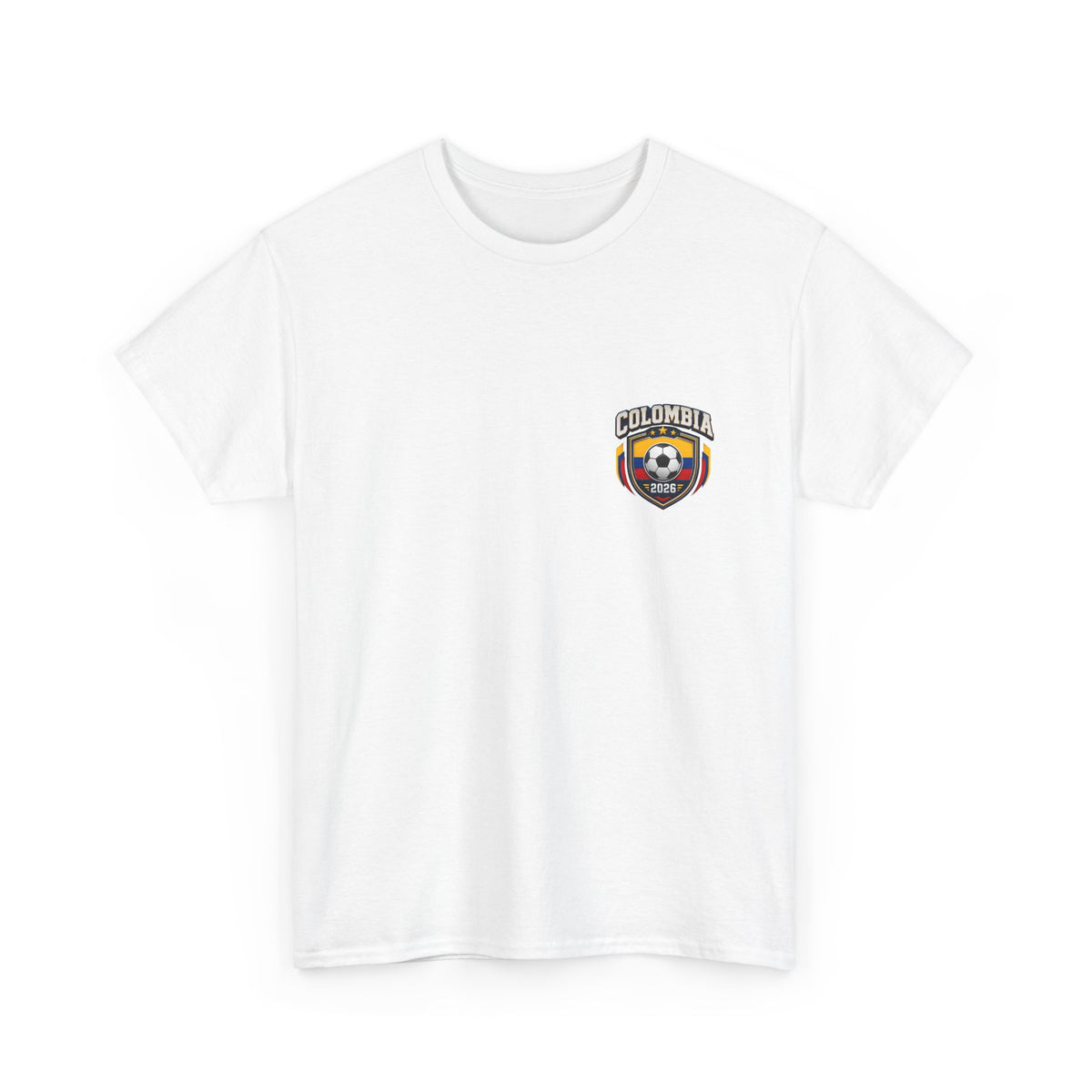 Colombia 2026 FIFA World Cup Fan Edition – Front & Back Premium Soccer T-Shirt